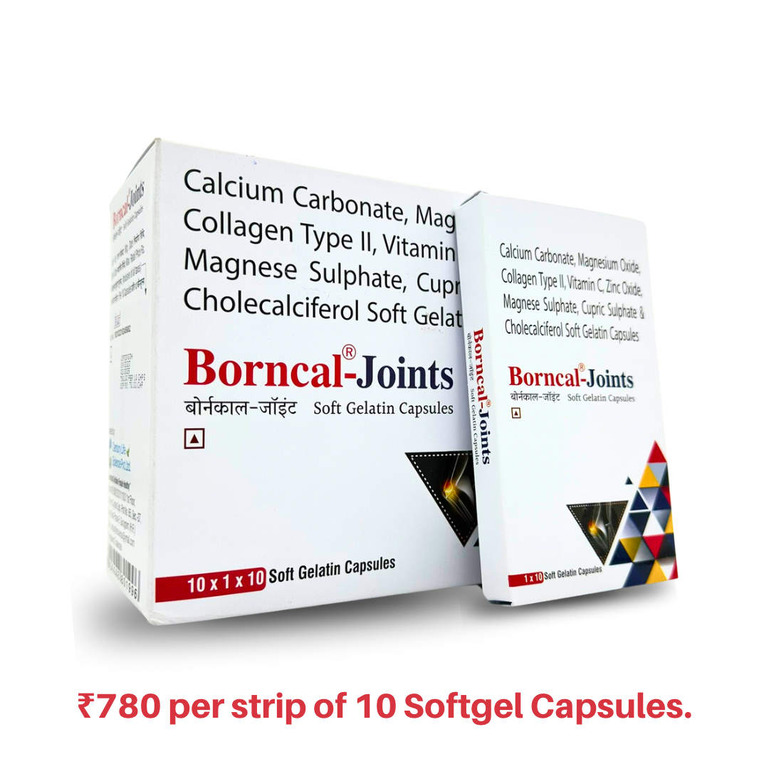 Borncal-Joints Soft Gelatin Capsules | Joint Health Support